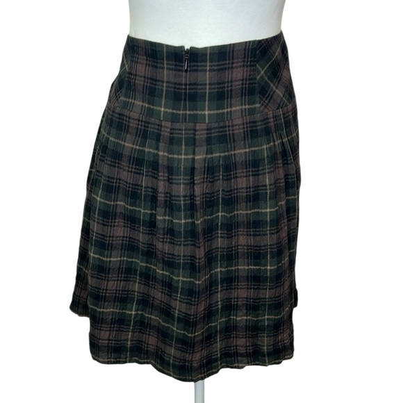 Cabi Plaid Button-Accent Skirt - Picture 3 of 6